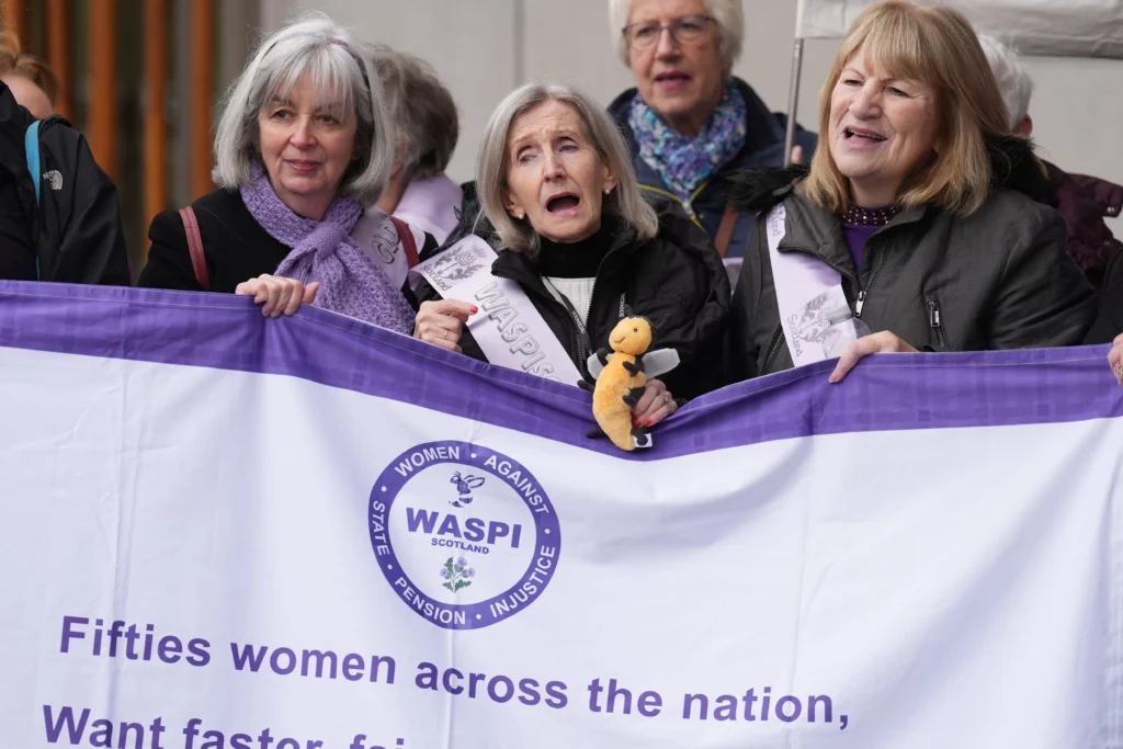 group of waspi women