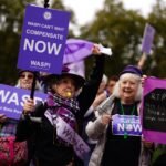 waspi women protest parliament